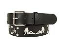 Snap On Double Twin Trucker Girl Studded Belt