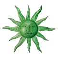 Sun Face Wall Sculpture- Antiqued Finish(16")