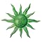 Sun Face Wall Sculpture- Antiqued Finish(16")