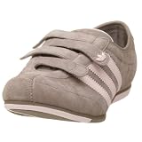 adidas Women's Okapi 2 Velcro Leather Running Shoe, Tit Grey/Frost Pink, 5 M
