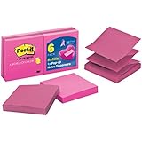 Post-it Pop-up Notes, 3 x 3-Inches, Assorted Pink Colors, 6-Pads/Pack
