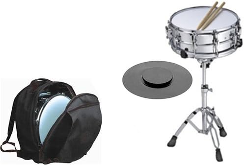 Band Directors Choice Complete Student Snare Drum Kit w/Stand, Backpack Carry Bag, Drum Practice Pad &amp; Sticks