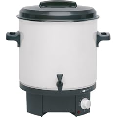 Clatronic EKA 3338 Einkochautomat mit Zapfhahn 25 Liter 1800 Watt, wei�