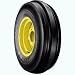 Front Tractor Tire with High Center Rib