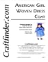 Machine Knit Woven Coat and Hat Patterns