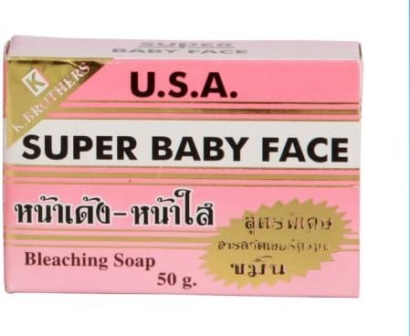 50 g.Super Baby Face Whitening Soap Lightening Soap Bleaching Soap