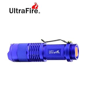 UltraFire®7W 300LM Mini CREE LED Flashlight Torch Adjustable Focus Zoom Light Lamp