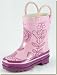 Sweet Potatoes - Kid's Pink Purple Floral Rain Boots
