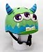 Monster Style Children Helmet. Constructed and tested to EN1078-1997 + A1 - 2005 standards. CE Approved Suitable for head size 52 - 58 cm adjustable fitting with additional pads included. Suitable for bicycle or scooter riding, . Constructed of Foam inner, expanded polystyrene (EPS) body and coated in plastic. The additional items eg: Horn are made of foam.