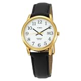Timex Mens T2H291 Easy Reader Black Leather St