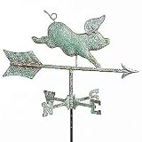 Whimsical Pig Weathervane