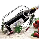 GRAPEVINE BOTTLE HOLDER - GRAPEVINE CENTERPIECE WINE BOTTLE RACK - centerpiece