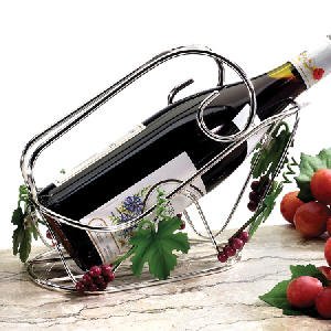GRAPEVINE BOTTLE HOLDER - GRAPEVINE CENTERPIECE WINE BOTTLE RACK - centerpiece