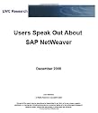 Users Speak Out About SAP NetWeaver