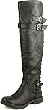 Not Rated Women's Truce Boot Black 8 M US