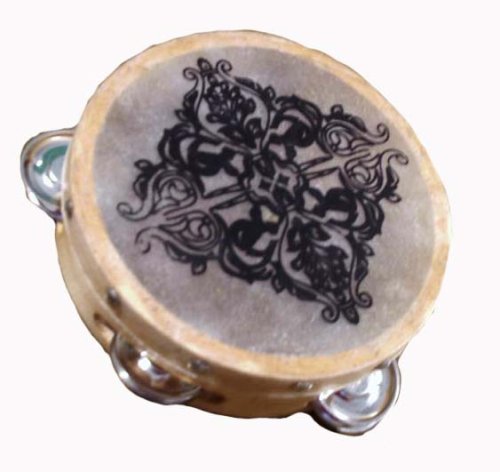 6 Inch Tambourine with Deisgn
