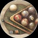 Set of Four Nostalgic Billiards Thirstystone Coasters - Style ts2164