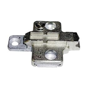 Blum B175H7 9mm Die Cast Screw On Frameless Clip Mounting Plates by Blum