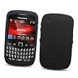 RIM BlackBerry Curve 3G 9300 (T-Mobile) / Gemini Curve 8520 & 8530 Soft Protector Cover Silicone Skin Case Black