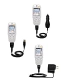 Deluxe Kit for the Orange SPV Smartphone includes a USB cable with Car and Wall Charger - Gomadic Brand w/ TipExchange Technology