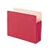 Smead Pocket, Letter, Straight, 5.75-Inch Expansion, Red, 10 per Box (73241)