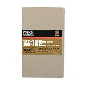 Click here to buy VHS Video Cassettes, S VHS Cassette, 126 Minute Length Certified (MAX294010) Category: Videotape... by Maxell.