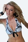 Oyster Shell: Halter Bowtie Top