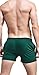 Linemoon Men's Solid Cotton Sleep Bottoms Fashion Green Simple Active Shorts 29-33 Inches
