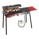 Camp Chef SPG-90B Big Gas 3 Sports Grill, Black Red