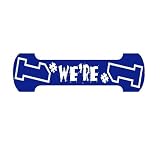 We Are #1 Nose Temporary Tattoos (Blue) Blue