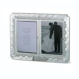 Waterford Crystal Wedding Announcement Picture Frame Double Holds 4X6