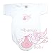 BABY BODYSUIT WHITE  PINK STORK ALBANIAN  ALBANIA 12 - 18 Months