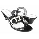 Marc Fisher Yuana Black sandals