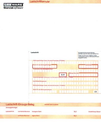 Lexware Lastschrift-formular/EU f Quicken Preisvergleich