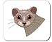 Decorated Mouse Pad with the image of: head, marten