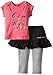 Calvin Klein Baby-Girls Infant Hot Pink Top with Black White Skeggings
