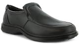 Mens Black Cheap Slip On Casual Shoes - Black - UK 6-12