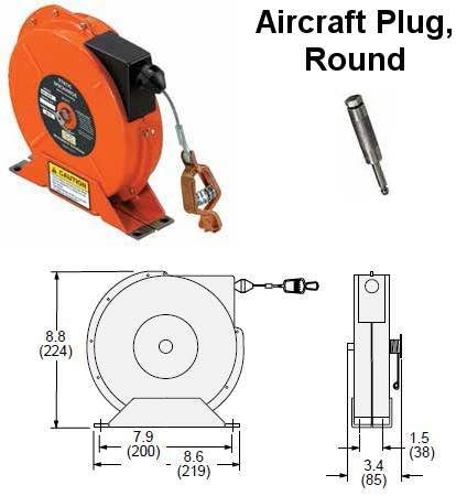 Gleason Model SD-2050-P1 Enclosed Spool Static Discharge Reel, P/N: GRD-SD-2050-P1