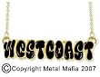 WEST COAST BUBBLE GRAFFITI NAMEPLATE NECKLACE