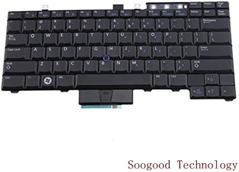 SOOGOOD Replacement Keyboard for Dell Latitude E6400 E6500 E6410 E5510 E5400 E6510 E5500 Precision M2400 M4400 with Pointer