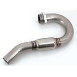 06-09 HONDA TRX450R: FMF POWERBOMB HEADER - STAINLESS STEEL (POLISHED SILVER) by FMF