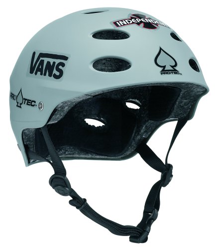 Pro-Tec Ace Skate Signature SXP Bucky Lasek Multi-Sport Helmet (Matte Gray, X-Small/Small)