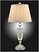 Dale Tiffany GT70215 Aprilia One Light Crystal Table Lamp in Antique Brass Mahogany Image