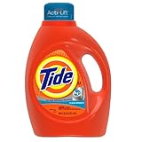 Tide 2x Ultra Tide HE Liquid Clean Breeze Scent with Actilift, 100.0-Ounce Bottles