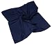 Weavers Villa - Light Weight Premium Silk Plain Navy Blue Trendy Scarves, Stoles, Dupattas RS.420.00
