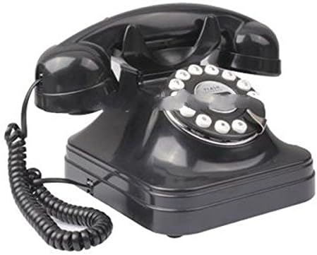 Retro Style Telephone Landline Wired Table Telephone for Home~