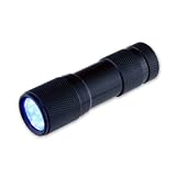 Compact UV Inspection Flashlight 400-410nm - 9 Ultraviolet LED - Pet Stains, Scorpions, Documents