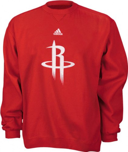 Houston Rockets Youth adidas Team Logo Fleece Crewneck Sweatshirt