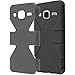 HRWIRELESS(TM) For Samsung Galaxy Core Prime G360 Dynamic Slim Hybrid Cover Case (Grey Black)