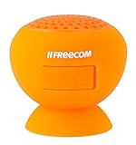 フリーコム Freecom Tough Speaker  ピタッと吸着 防水ワイヤレスブルートゥーススピーカー  オレンジ 37181